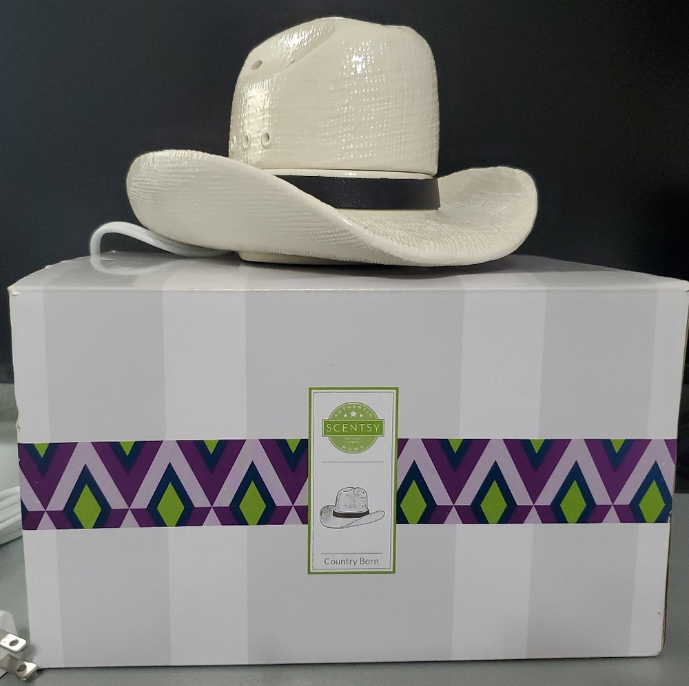 Scentsy Country Born Cowboy Hat Warmer New
